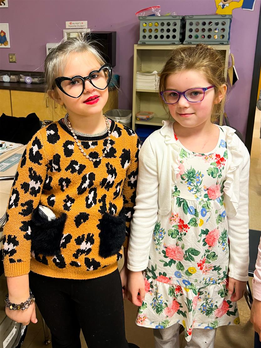 Students celebrate the 100th day of school